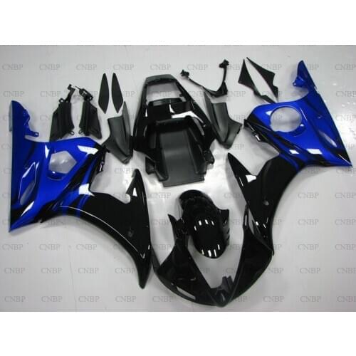 YZFR6 2003 - 2005 Fairing for YAMAHA YZFR6 03 05 Full Body Kits YZF R6 04 05 Blue Black Plastic Fairings
