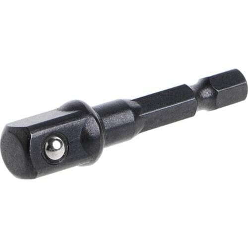 3 Pcs Socket Adapter Set Hex Shank to 1/4 3/8 1/2 Inch Impact Driver Drill Bits