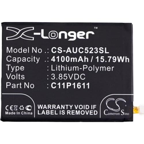 Cameron Sino 4100mAh battery for ASUS ZC520TL ZenFone 3 Max 5.2 Global Dual SIM 0B200-02300000 C11P1611