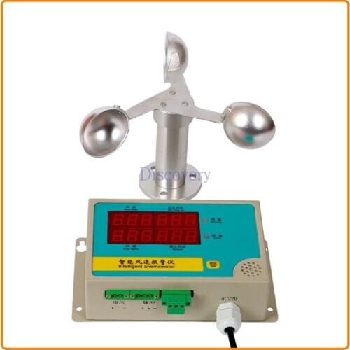 Wind Speed Alarm Tower Crane Anemometer Tower Wind Speed Tester Meter