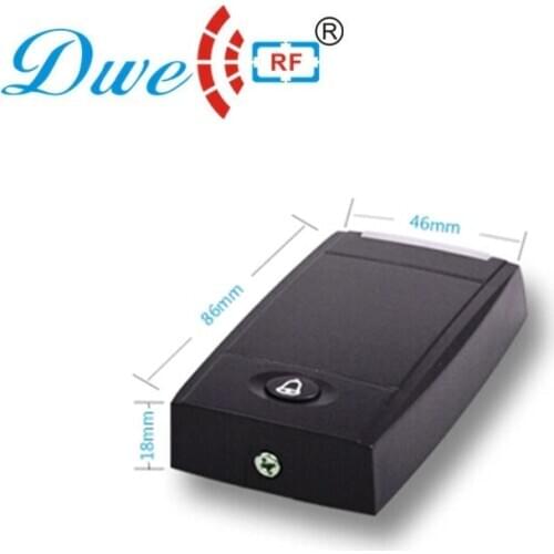 DWE CC RF weigand 26 proximity access control rfid card reader with doorbell without keypad