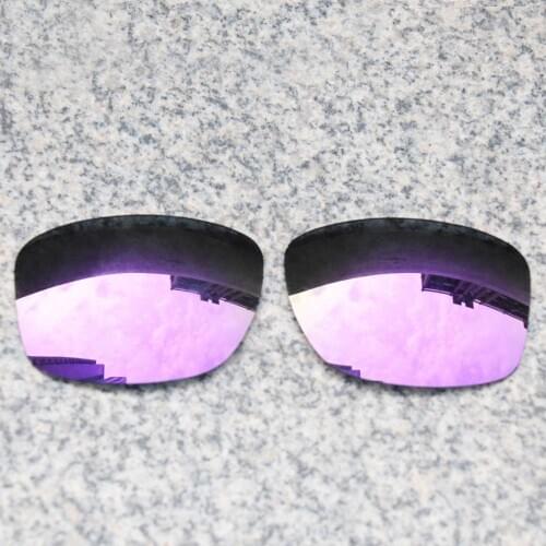 E.O.S Polarized Enhanced Replacement Lenses for Oakley Jupiter Squared Sunglasses - Violet Purple Polarized Mirror