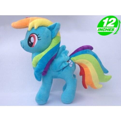 Unicorn Rainbow Horse Plush Action Toy Figures 12" 30CM