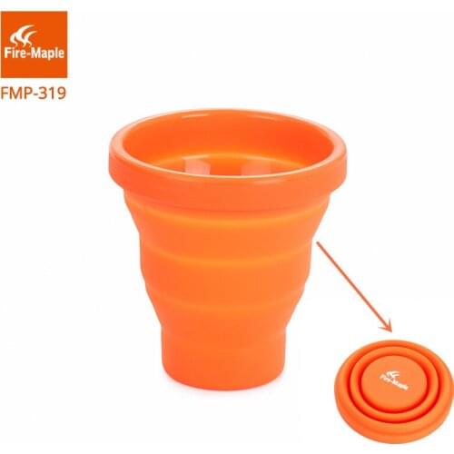 Fire Maple Folding CupOutdoor Camping Collapsible Traveling Mug Silicon Portable Tableware Bottle Tableware For Trekking FMP-319