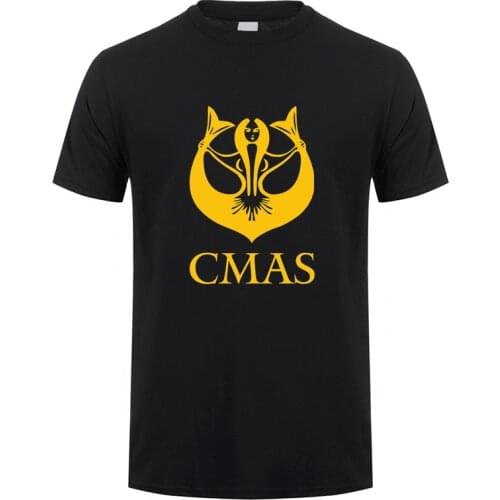 Scuba Diving CMAS T Shirt Tees Short Sleeve Cotton Man Diver Tshirt Tops LH-255