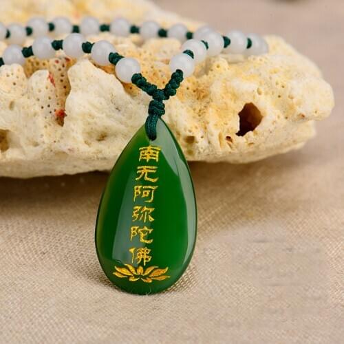 GOOD Buddhist disciple pocket protective talisman safe healthy good luck Exorcism Namo Amitabha Buddha Pendant Buddhist Amulet