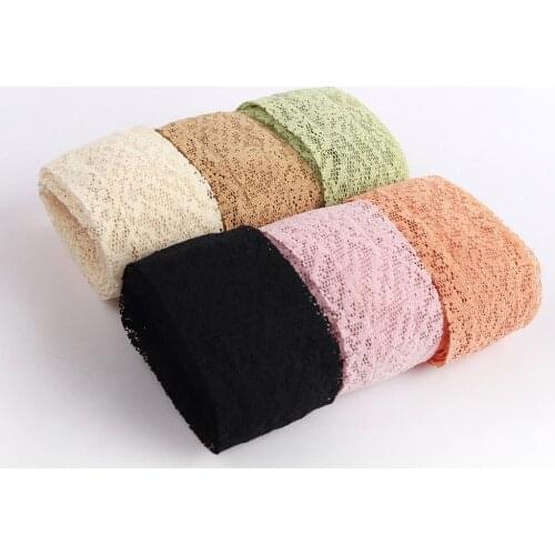 5Yard/Lot Lace Ribbon White Lace Fabric Polyester Garment Accessories Clothes Accessories Lace Trimmings 003