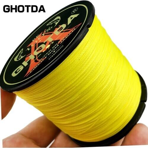 GHOTDA 4 Strands Braided Fishing Line Multifilament 500M Carp Fishing Japanese Braided Wire All For Fishing Accessories