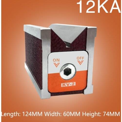 KV-2 Magnetic Triangular Table Right Angle Magnetic Base Laser Machine V Type Magnetic Block Wire Cutting Magnet 12K CH