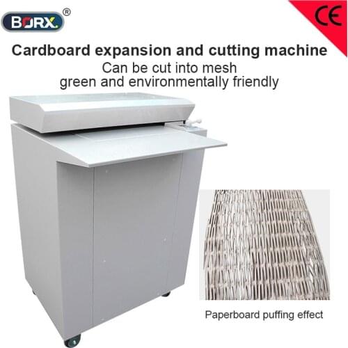 Cardboard expansion cutting machine Environmentally paperboard puffing machine recycle kraft paper boxes process machine