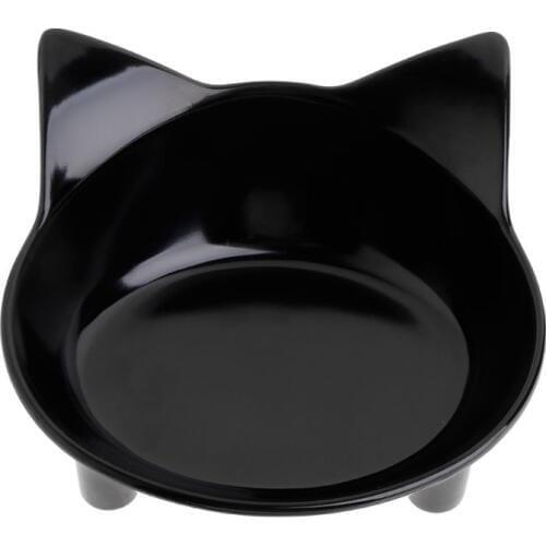 Cute Cat Ear Modeling Pet Bowl Non-slip Dog Kitten Dishes Drink Feeding Feeder