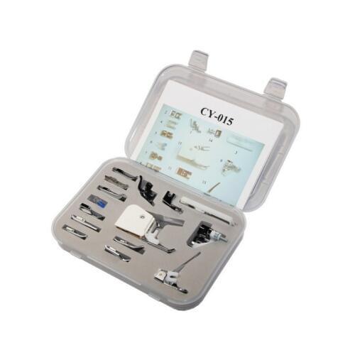 15pcs set Household Sewing Machine Parts CY-015 Sewing Accessories Brother Janome Singer for Domestic Foot Presser CY-015 SEWING