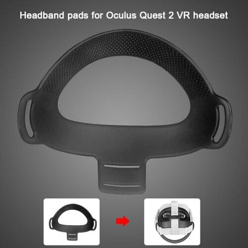 VR Headset Head Cushion Pad for Oculus Quest 2 Headband Straps Helmet Pressure-Relieving Straps Pad VR Accessories