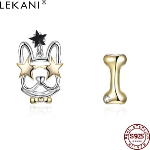 KEKANI Earring For Women 925 Sterling Silver Dog Crystal Shape Earring Popular Jewelry Send Girlfriend Birthday Gift Hot Sale