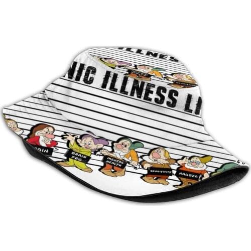 Spoonie Species : " Chronic Illness Lineup " FishermanS Hat Bucket Hats Caps Spoonie Chronic Illness Pain Fatigue Mental