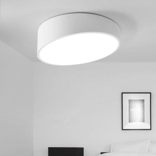 Nordic ventilador de techo luminaria led luzes de teto chandeliers ceiling AC85-265V Ceiling Lamp Fixtures Bedside Aluminum ce