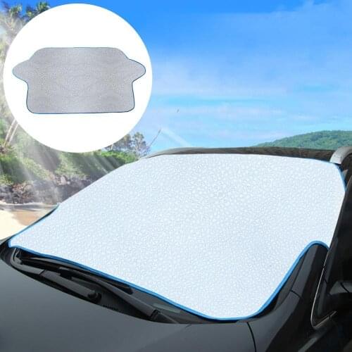 Car Windshield Sun Shade Cover Shield Sunshade Anti-UV Aluminum Film Protection Car Exterior Accessories Keep Car Cooler
