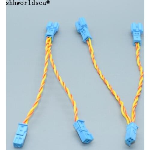 Worldgolden Treble Audio Modified Connector Auto Speaker/Stereo Plug,For Car Horn Harness With Wire Cable For All BMW Car