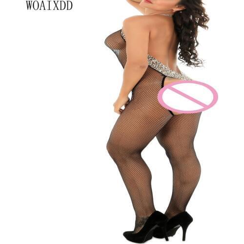 10 Styles Transparent Women Sexy Lingerie Hot Open Crotch Bodystockings Mesh Fishnet Crotchless Bodystocking Full Body Pantyhose