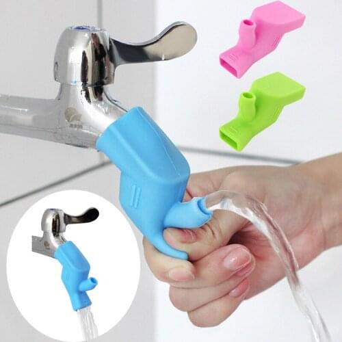1/2/3Pcs Kitchen Sink Faucet Extender Rubber Elastic Nozzle Guide Children Water Saving Tap Extension for Bathroom Accessories