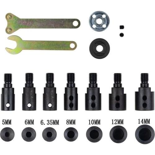 1pc Saw Blade Adapter M10 5/8/10/12mm Drill Spindle Chuck Adapter Grinding Polishing Motor Shaft Connecting Rod Sleeve New