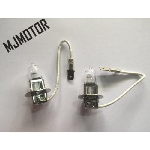 2pcs/lot) H3 Lamp 12V Halogen Lights Foglamp Headlights for Buick Toyota VW BMW BENZ Car Automobile Motorcycle Spare Part