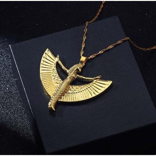 2021 Trend Isis Goddess Necklace for Women Egyptian Occult Deity Necklace Pendant Jewelry For Lover