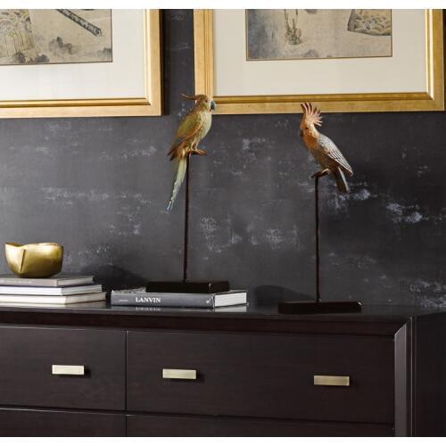 Home Accessories Props Model Figurine Room Soft Decorations Tropical Rain Forest Bird Ornaments For Home Decoration