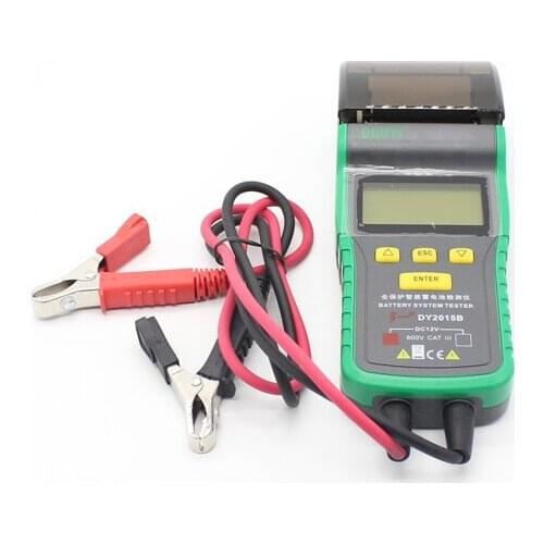 DY2015B Automtive Battery System Tester For Testing 12V battery With Built in Printer Battery Tester For Car battery life Tester