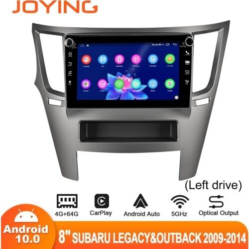 8" Android10 Car Radio for Subaru Legacy 5 / Outback 4 2009 2010 2011 2012 2013 2014 Left Drive GPS Carplay DSP SPDIF Subwoofer