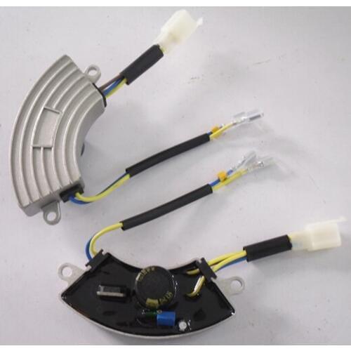 Free Shipping!! 5XPCS Half Moon Shape AVR with Aluminum Cover for 2KW~3KW Single Phase Generator with 6 Wires