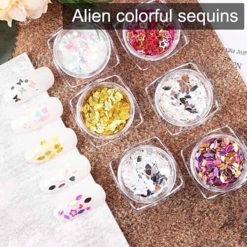 Glitter Fine Glitter 6 Boxes Resin Glitter Make Up Festival Cosmetic Sequins Nail Art Body Face Hair Nail Holographic Glitters