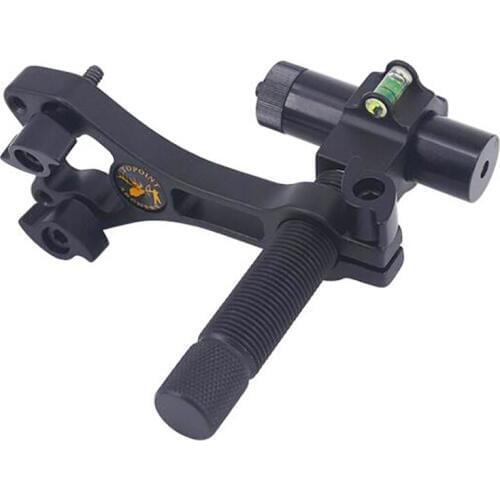 Archery Compound Bow Laser Aiming Sight Center Laser Aligner with 360 Degree Rotating Head Tool Hunting Shooting Sight Aluminum