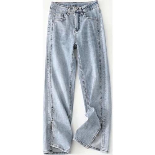 European and American Womens New 2021 Summer Casual Straight Pants DLZK587