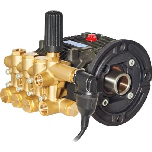 KBM-F6 Brass Triplex Plunger Road Washing Pump for washer 12-20L 60-180BAR with Pressure Switch