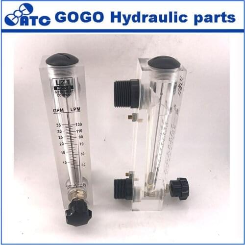 LZT-M25 panel type flowmeter water liquid flow meter plexiglass rotor float flowmeter