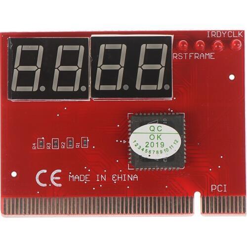 Laptop Motherboard Mini PCI PCI-E LPC POST Troubleshooting Diagnosis Card LED 4-Digit Diagnostic PC Analyzer Test POST Cards