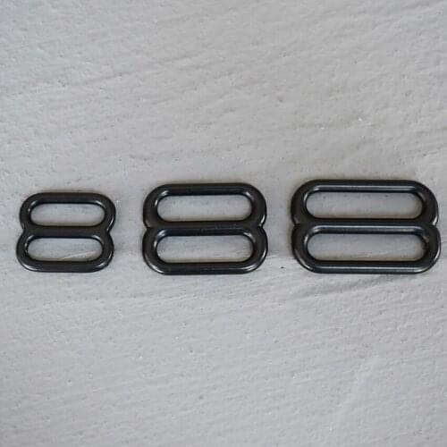 1 Pcs 15mm/20mm/25mm Metal Accessories DIY Shoulder Leather Bag Strap Belt Web Rectangle Adjust Pin Buckle Slider Loop