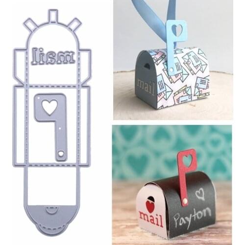 Mini 3D Mail Box Shape Metal Cutting Dies Stencil For DIY Scrapbooking Crafts Paper Cards Making Embossing Template 2019 New