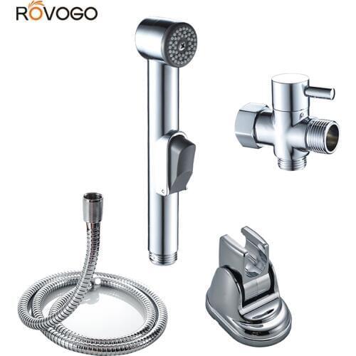 ROVOGO Bidet Toilet Sprayer Set-Handheld Bidet Sprayer Kit-Bathroom Hand Shower for Baby Cloth Diaper Sprayer