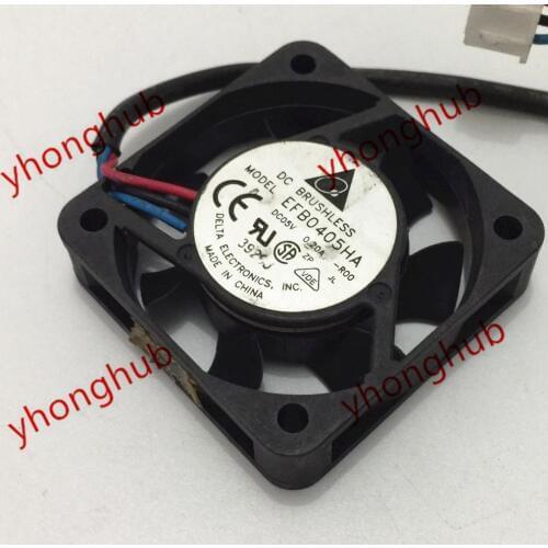 Delta Electronics EFB0405HA R00 DC 5V 0.20A 40x40x10mm Server Cooling Fan