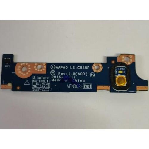 Original For DELL PRECISION 15 7510 M7510 POWER BUTTON BOARD 0FR5NP FR5NP LS-C545P