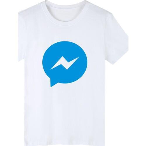 Facebook Popular Tee Men Women Personality Short Sleeve Tshirt Summer Couple T-shirt Harajuku Fashion T-Shirt Hip Hop Cotton Tee