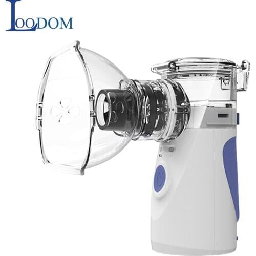 Loodom Mini Handheld Silent Inhale Nebulizer Portable nebulizador portátil Adults and Kid Health Care hand held