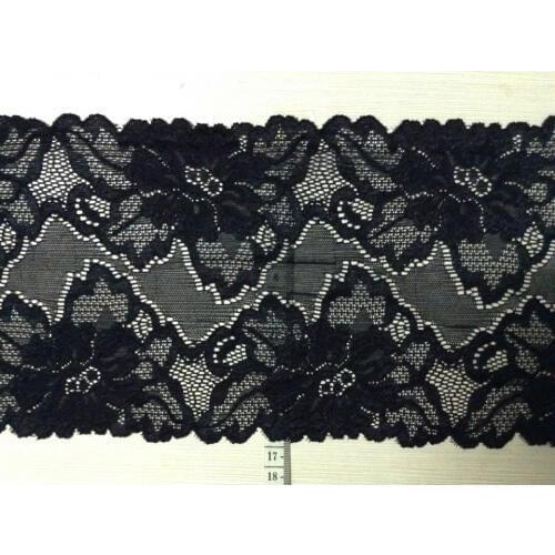 16cm luxurious and exquisite elastic jacquard lace, soft and elegant lace trimming,XERY-HL5