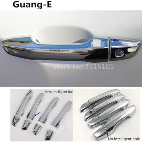 Car Body Cover Armrest Handrail Inner Stick Frame Lamp Trim ABS Chrome Door Handle 8pcs For Honda CRV CR-V 2017 2018 2019 2020