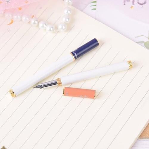 1PCS/LOT 0.38mm Metal Fountain Pen Smoke Fountain Pen Mini Fountain Pen Stationery Supplies