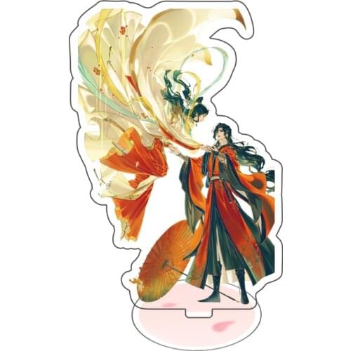 Heaven Officials Blessing Standing Plate Anime Tian Guan Ci Fu Xielian Huacheng Figure Model Desk Decor Charming Gifts