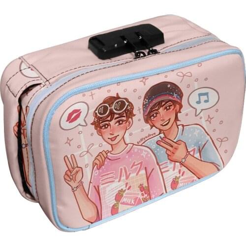 Georgenotfound 3D Merch Oxford cloth 3D printing Deodorant Tobacco Bag Storage Bag Cosmetic Bag