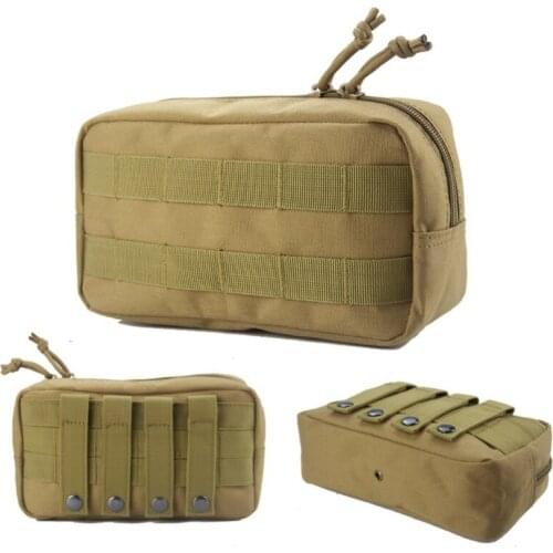 Outdoor Men Tactical Molle Pouch Belt Waist Pack Bag Camping Hiking Waist Belt Bag For Vest Backpack Belt